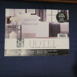 Member’s Mark Hotel Premier Cali King Egyptian Cotton Sheet Set 700 Thread Count